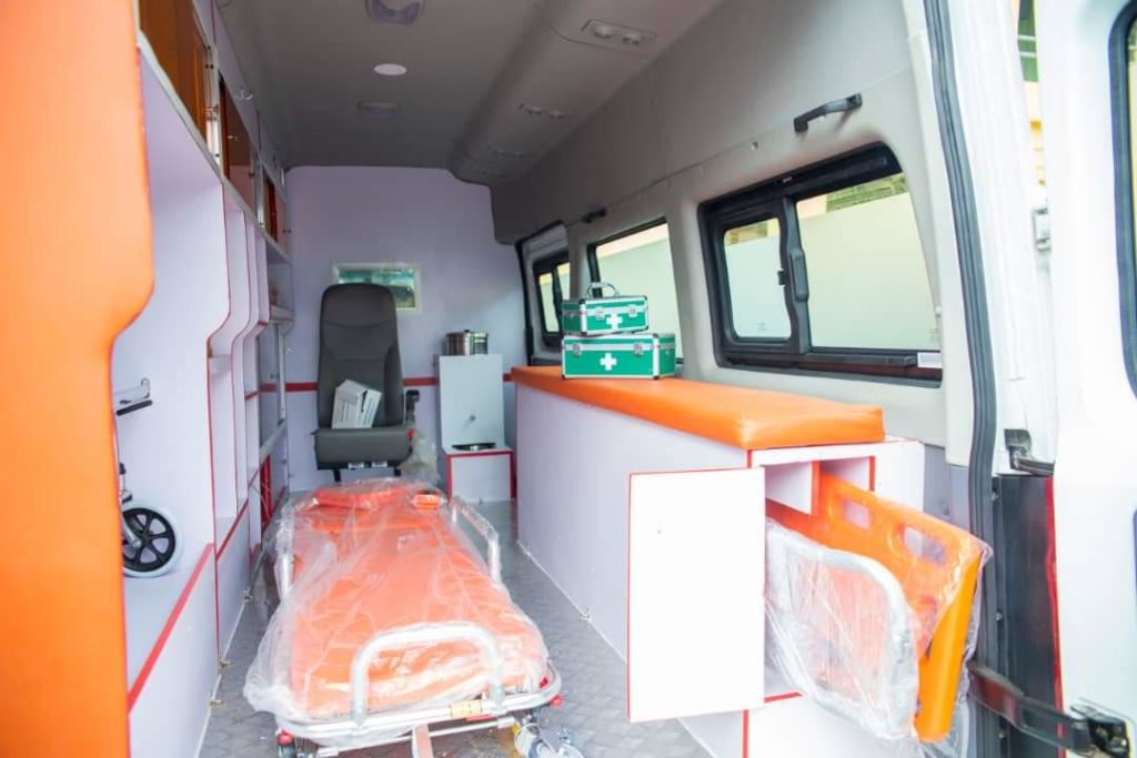 Covid 19 Ambulance inner