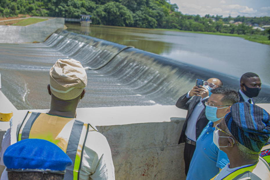 Picture of Eleyele Dam Rehabilitation by the Ibadan Urban Flood Management Project taken on June 01, 2020