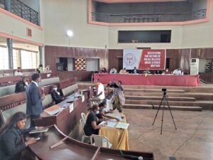 Picture of the Oyo State Judicial Panel of Inquiry hearing on March 11, 2021