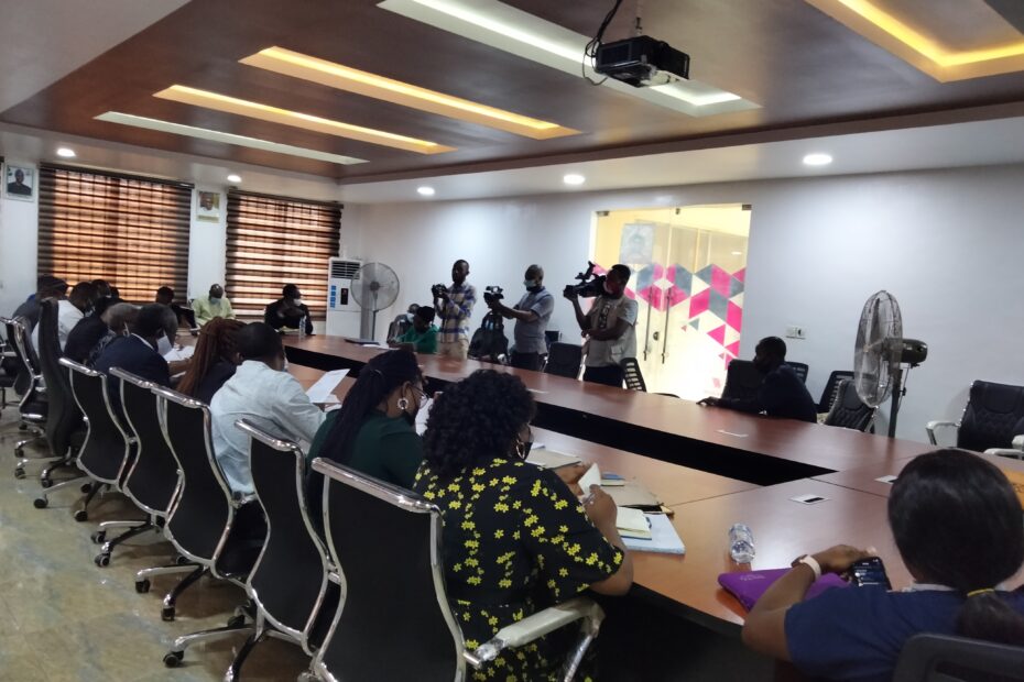 Picture of the Oyo State Judicial Panel of Inquiry sitting on March 23, 2021
