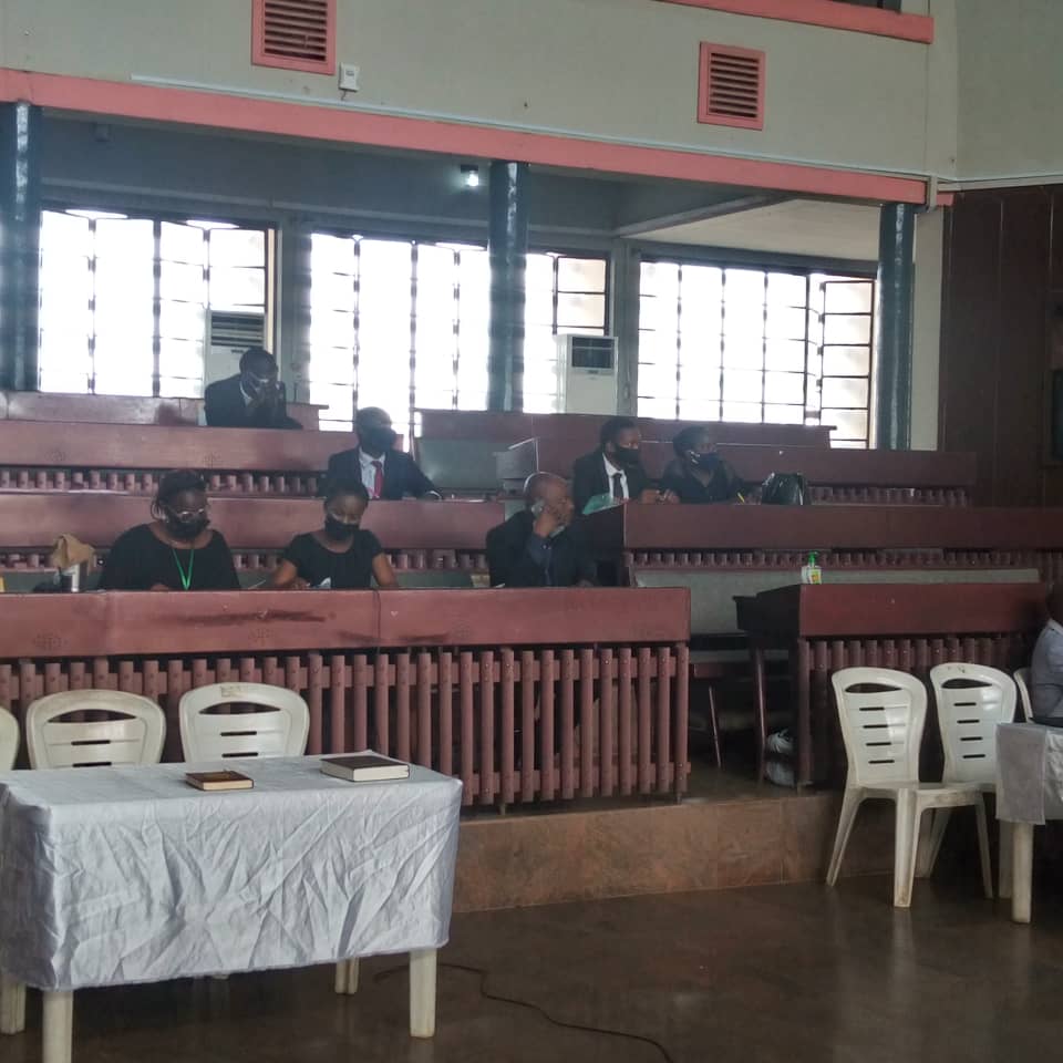 Picture of the public hearing at the Oyo State Judicial Panel on April 20, 2021 