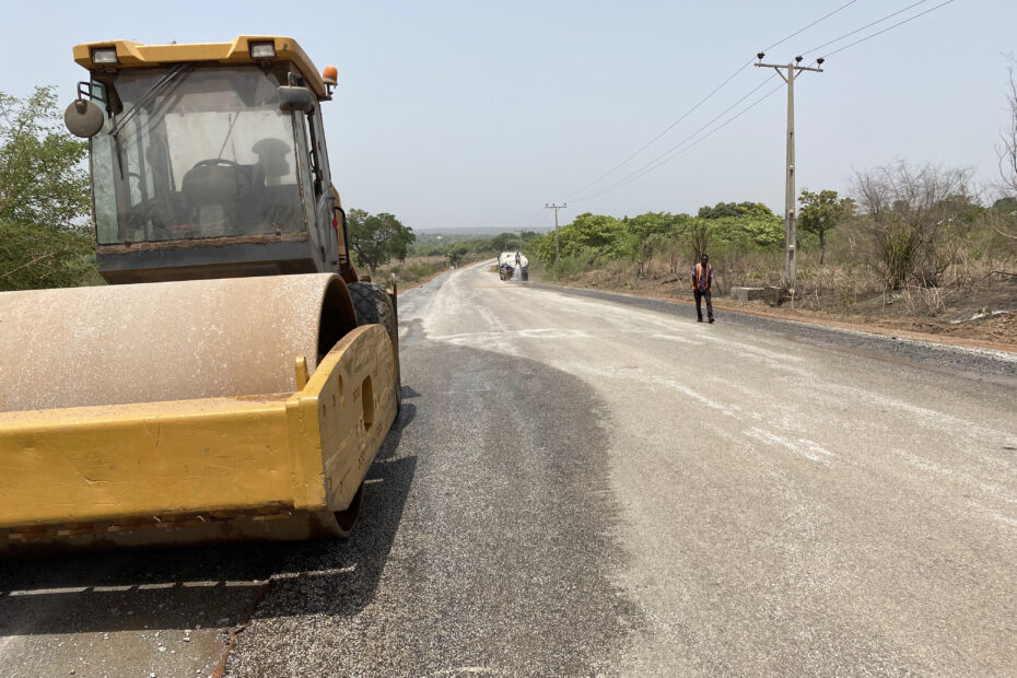 Picture of Saki-Ogbooro-Igboho Road taken on April 6, 2021