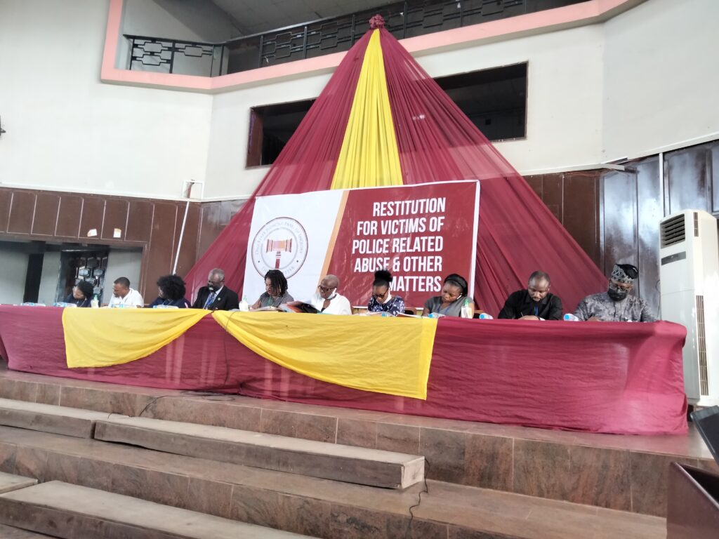 Oyo State Judicial Panel of Inquiry into Police Brutality – Day 45 1 Picture of the Oyo State Judicial Panel of Inquiry hearing on May 19, 2021