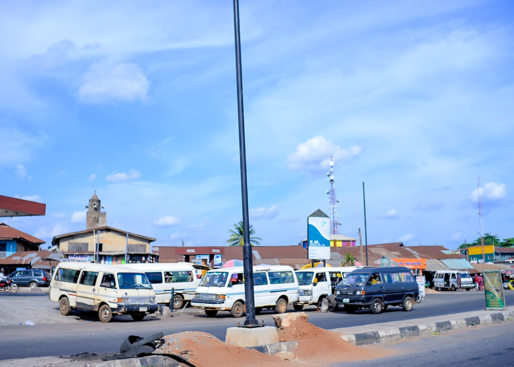 Picture of Light Up Oyo streetlight installation in Oyo Town 