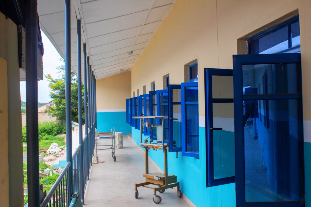 Ongoing renovation at General Hospital Aremo, Ibadan taken on June 22, 2021