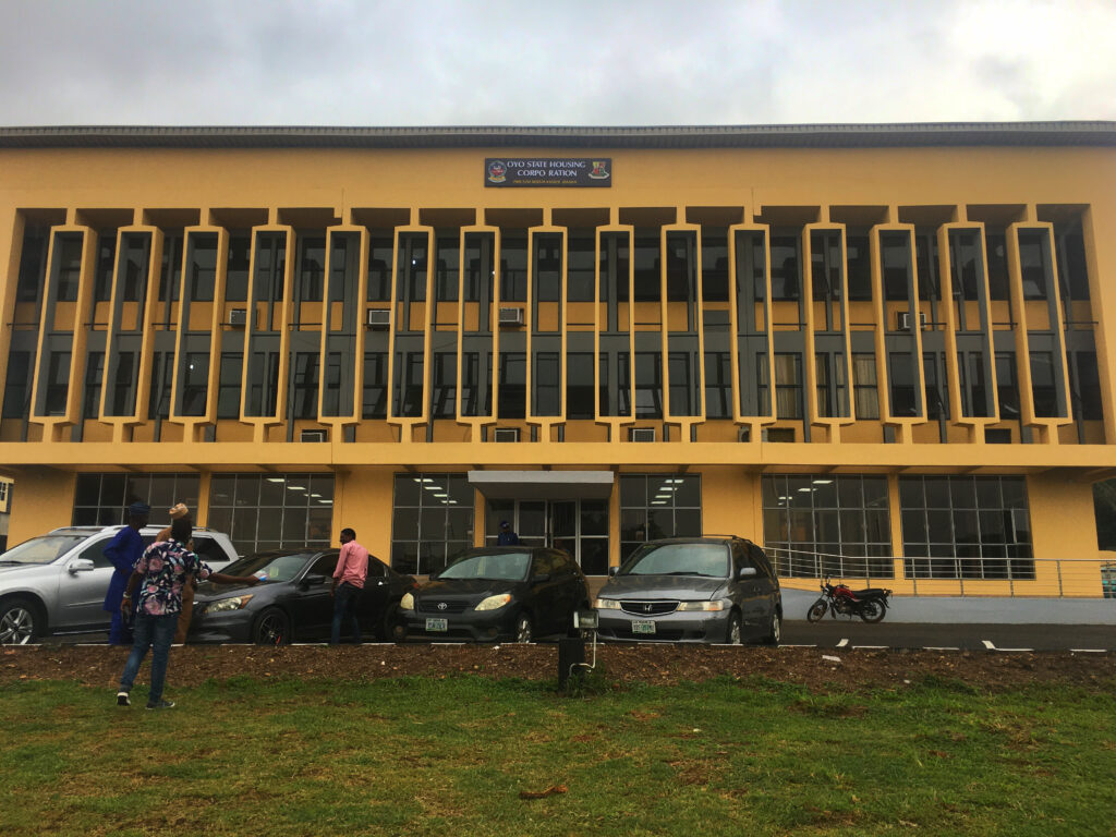 Picture of the renovated Oyo State Housing Corporation, Bodija, Ibadan taken on July 9, 2021