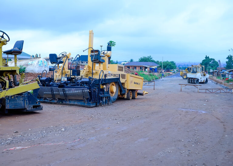 Picture of the 5.2km Gedu-Oroki-Sabo-Asipa Road taken on August 14, 2021