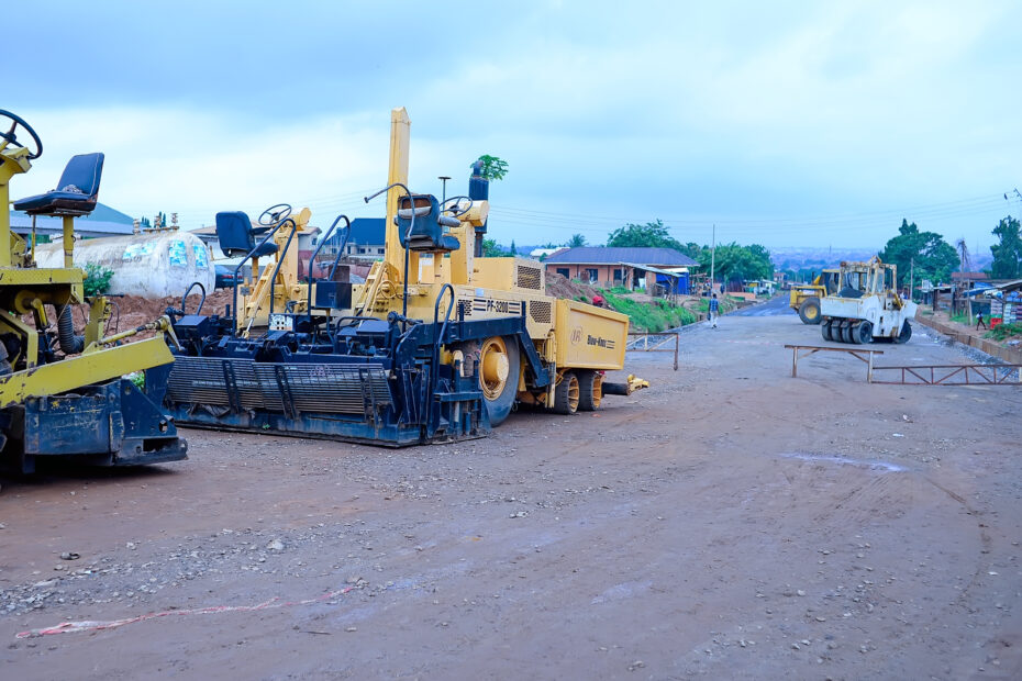Picture of the 5.2km Gedu-Oroki-Sabo-Asipa Road taken on August 14, 2021