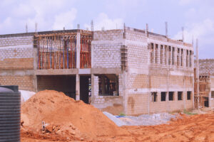 Picture of Ojoo Bus Terminal, Ibadan construction taken on July 10, 2021