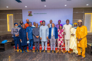 Nigeriian Institute of Town Planners visit as COVID !9 vaccinations resume in Oyo State