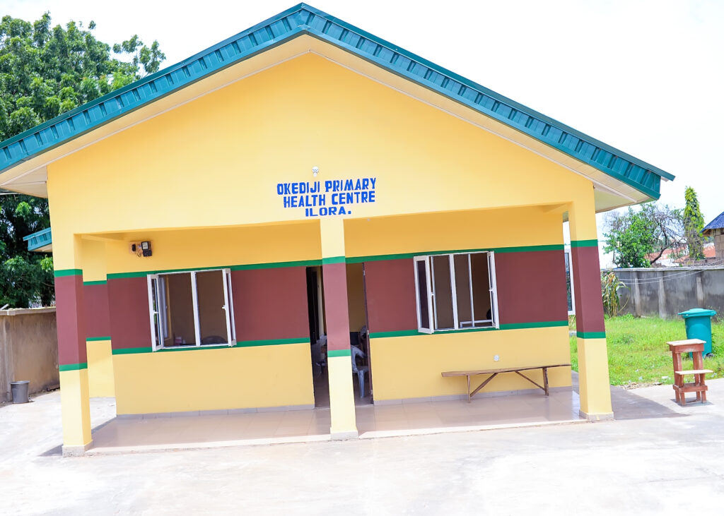 Okediji PHC, Ilora I Ward, Afijio Local Government Area: : one of the renovated primary health centres in Oyo State.