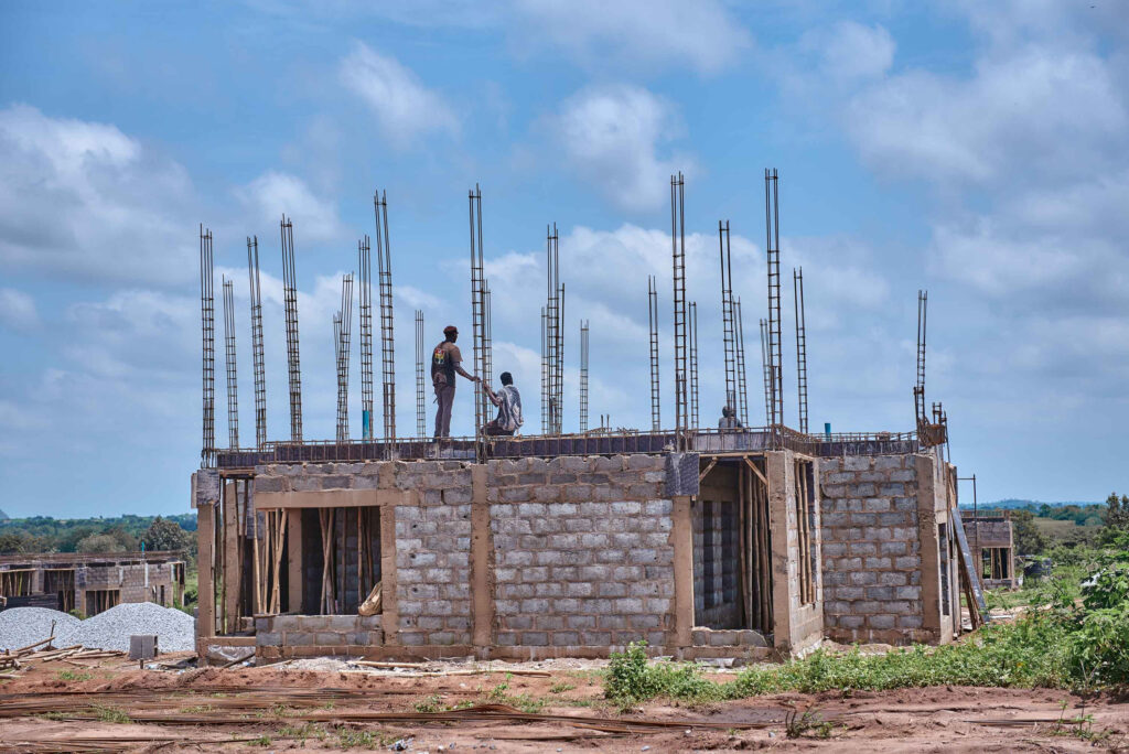 Picture of ongoing construction of Fasola Agribusiness Industrial Hub, Fasola, Oyo West LGA