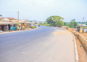 Picture of the 5.2km Gedu-Oroki-Sabo-Asipa Road taken on December 07, 2021