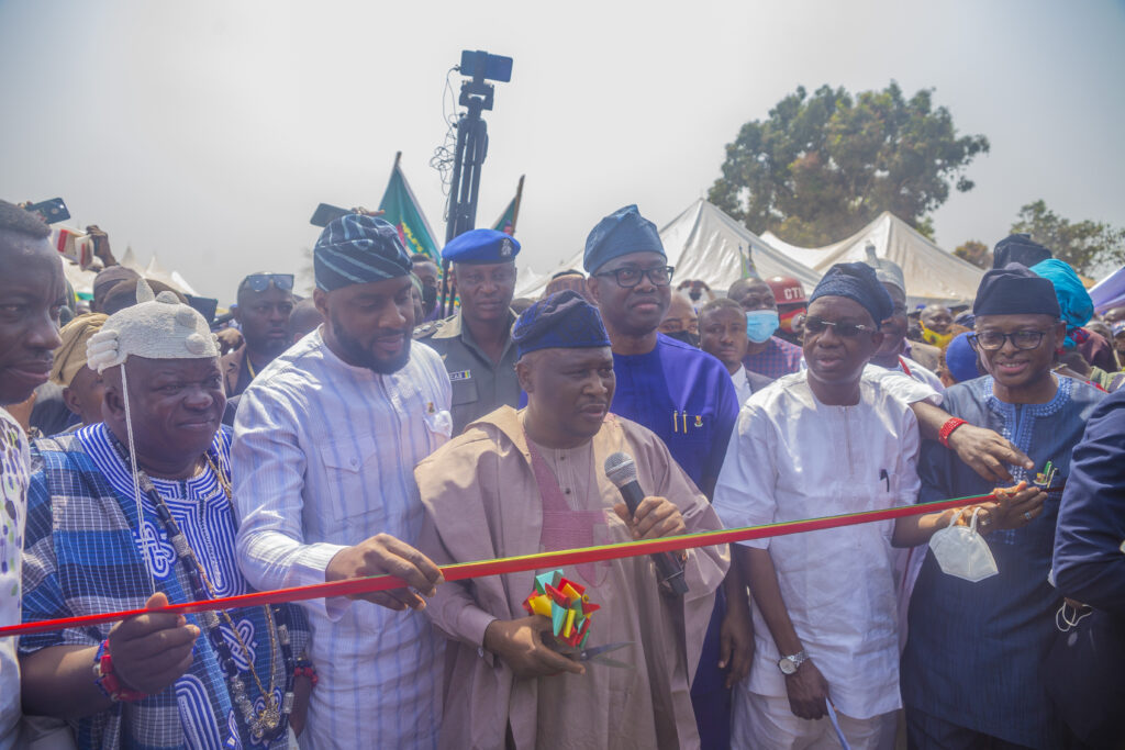 Commissioning of the 9.7km Saki Township Road and Latest Updates from Oyo State 2 Dignitaries at the Commissioning of Saki Township Road, Saki, Oyo State