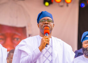 Governor Seyi Makinde approves date for Olubadan's coronation.Picture taken at the final burial ceremony of Olubadan on February 12, 2022