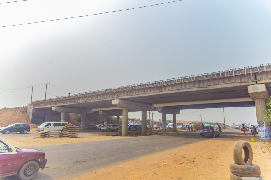 Picture of General Gas Flyover, Ibadan construction taken on February 01, 2022