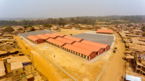 Picture Sasa Market constructed by Akinyele Local Government Authority taken on February 01, 2022