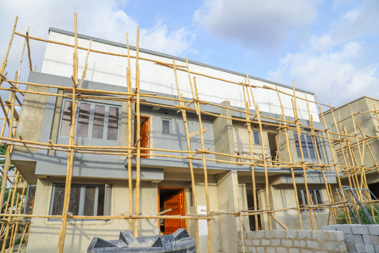 Picture of a house under construction at Greenland Estate, Jericho, Ibadan, taken on May 14, 2022