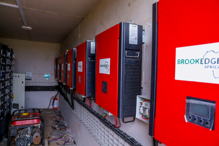 Picture of solar-hybrid mini-grid at Ajia, Ona-Ara LGA taken on June 20, 2022