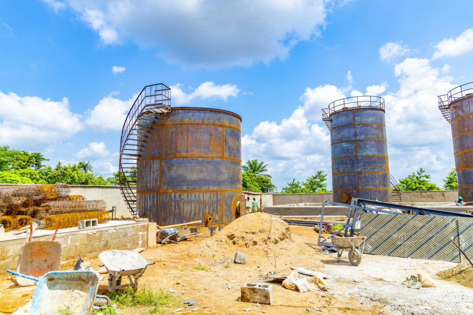 Picture of an Aviation Tank Farm - Ibadan Airport taken on 28th June 2022