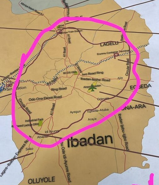An Update on the Ibadan Circular Road Construction Project 1 Ibadan Circular Road Map 2