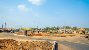 Picture of Ibadan Airport Road Dualisation taken on November 21, 2022
