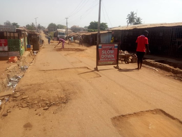 Road repairs in Oyo and Ogbomoso zones