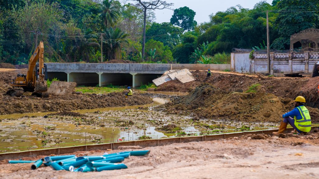 Picture of Agodi River Channelisation, Ibadan taken on 30th January 2023