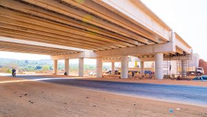 Picture of Bridges and Interchanges on the East End Wing of the Senator Rashidi Ladoja Circular Road taken on the 3rd and 7th of February 2023