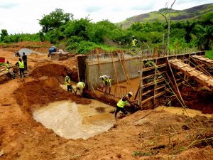 Ongoing reconstruction of Idiko-Ile - Ayegun Road in Iwajowa LGA taken on May 08, 2023.