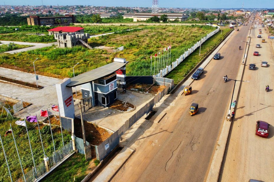 Construction of Rayfield Gardens City Estate, ARCEDEM, Wofun Ibadan taken on 17th May 2023