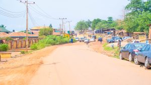 Picture of the dualisation of the 8.3 km Akobo-Ojurin-Olorunda Abaa Road taken on June 9, 2023