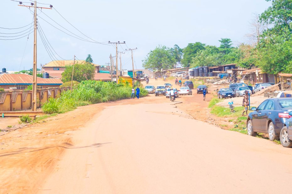 Picture of the dualisation of the 8.3 km Akobo-Ojurin-Olorunda Abaa Road taken on June 9, 2023