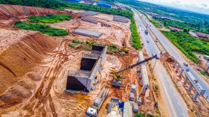 Picture of 110 km Senator Rashidi Ladoja Circular Road (Lagos-Ibadan Expressway) taken on 13th July 2023