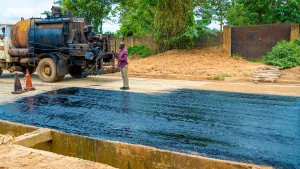 Picture of Ido-Omi Adio Road rehabilitation taken on 21st August 2023