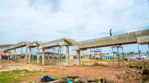 Picture of terminals 1 and 2 of Iwo Road Bus Interchange taken on 21st August 2023