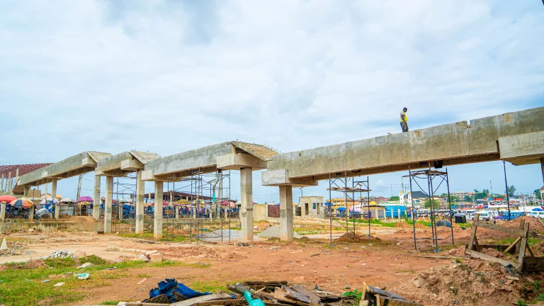 Picture of terminals 1 and 2 of Iwo Road Bus Interchange taken on 21st August 2023