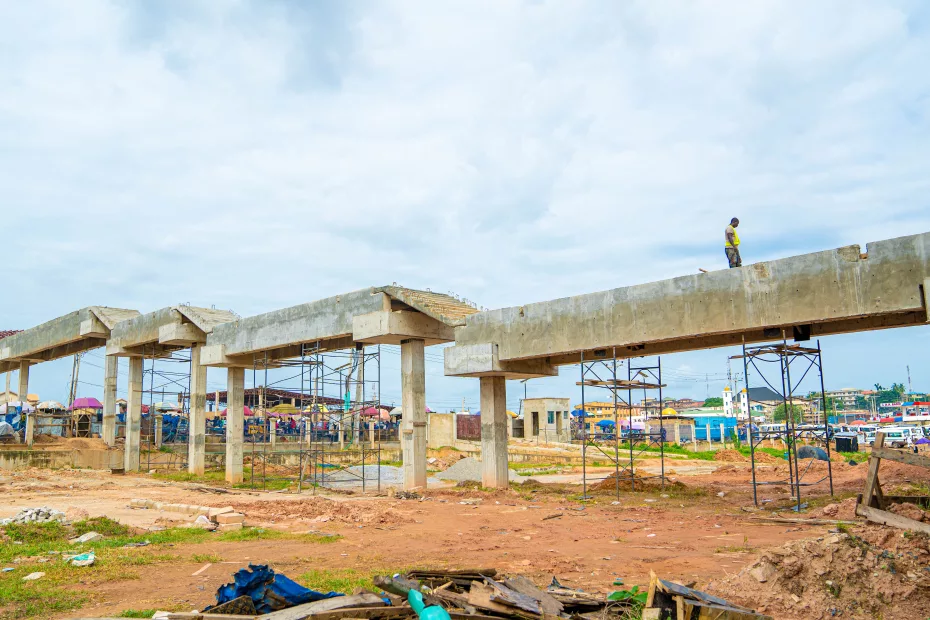 Picture of terminals 1 and 2 of Iwo Road Bus Interchange taken on 21st August 2023