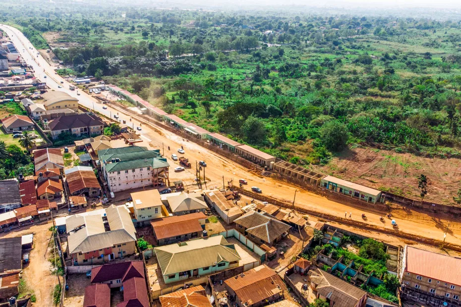 Picture of the ongoing dualisation of the the 8.3 km Akobo-Ojurin-Olorunda Abaa Road taken on 27th November 2023