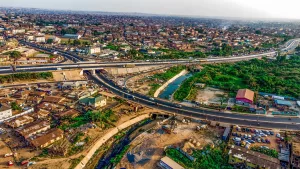 Picture of the dualisation of 7.3 km Agodi Gate-Old Ife Road-Adegbayi Junction with a spur to Alakia, Ibadan Airport taken on 11 December 2023