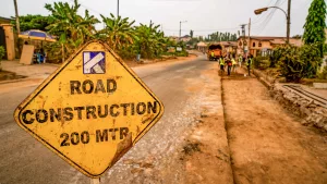 Picture of the reconstruction of the 5.48 km General Gas Junction-Kolapo Ishola GRA-Iyana Church with a spur to Dizengoff Junction Road, Iyana Church taken on 20 January 2024