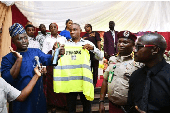 Commissioned: Rehabilitated 10.3km Ido-Omi Adio Road and Latest News 16 free reflector vests 2
