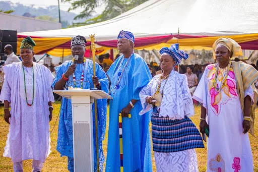 Oyo State Government pays health insurance for an additional 100,000 vulnerable persons in the State under SAfER and more. 7 inter faith 2 jpg