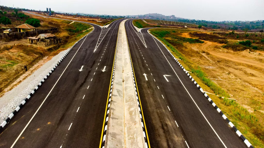 Picture of the Construction of Bridges and Interchanges on the East End Wing (32 km) of the 110 km Senator Rashidi Ladoja Circular Road taken on 19 February 2024