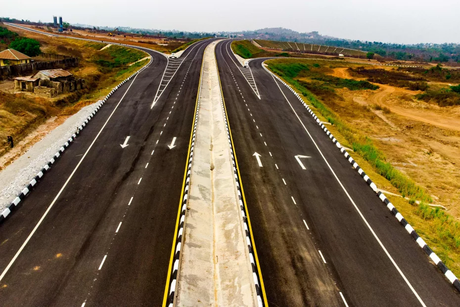 Picture of the Construction of Bridges and Interchanges on the East End Wing (32 km) of the 110 km Senator Rashidi Ladoja Circular Road taken on 19 February 2024