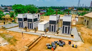 Picture of the nearly completed development of an 11 MW Independent Power Project (IPP) at the State Secretariat Ibadan, taken on 4 March 2024