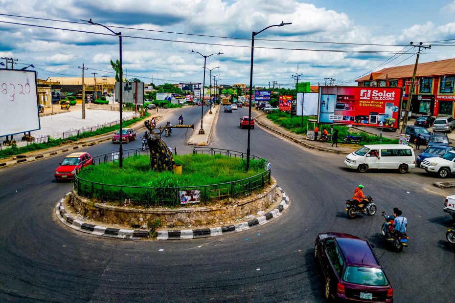 Picture of the nearly completed reconstruction of Mile 110-Ring Road Mobil-Challenge Car Park (8.5 km) taken on 24 April 2024
