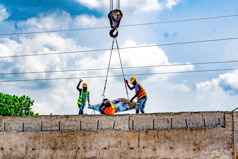 Ongoing IUFMP reconstruction of the bridge at Odo Ona Kekere, along Ijebu Ode Road, taken on 10 May 2024