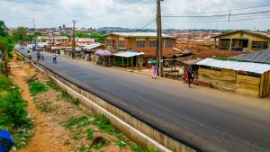 Oke Adu-Ode Aje-Aremo-Orita Aperin Road taken on 23 May 2024