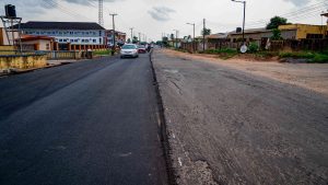 A picture of the reconstruction of General Gas Junction-Kolapo Ishola GRA-Iyana Church (5.48 km) taken on 30 April 2024